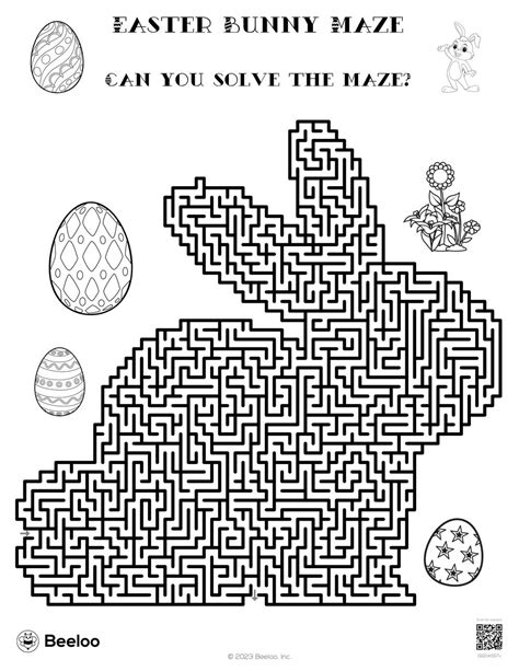 Springtime Easter Themed Mazes • Beeloo Printable Crafts And