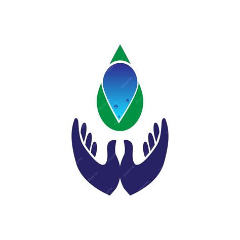 Premium Vector | Water conservation logo