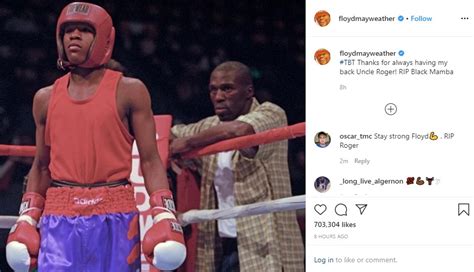 'Thanks': Floyd Mayweather Addresses the Passing of His Uncle Roger ...