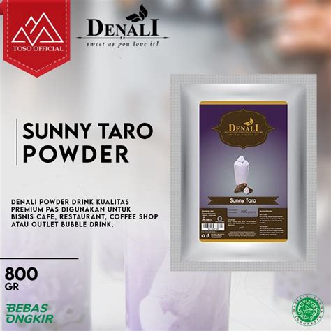 Jual Denali Frappe Powder Flavoured Sunny Taro Bubuk Minuman Shopee