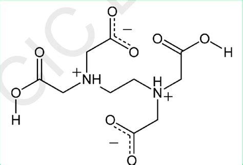 Chemical Structure Of Edta Ethylenediaminetetraacetic Acid Download Scientific Diagram