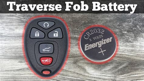 Chevy Traverse Remote Key Fob Battery Change How To