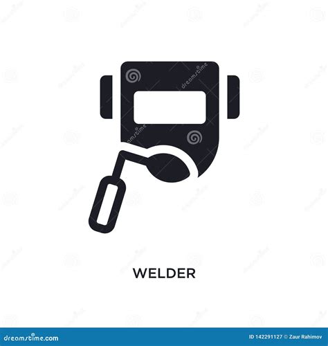 Welder Isolated Icon Simple Element Illustration From Political