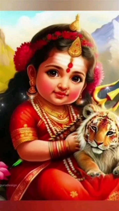 Jai Mata Di 🙏navratri Navdurga Durga Goddess Artwork Durga Maa