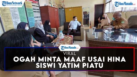 Ogah Minta Maaf Usai Hina Siswi Yatim Piatu Guru Ancam Balik Korban