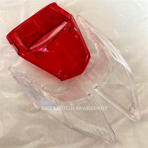 Honda Icon Tail Len Set Icon Tail Lamp Cover Lampu Belakang Kaca