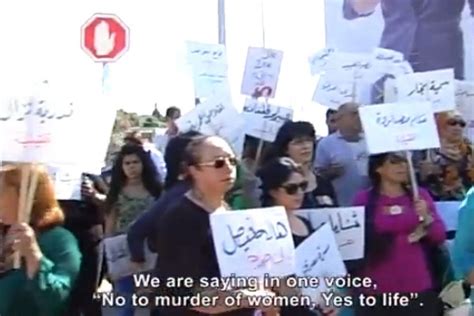 Watch Arab Women Protest Against Domestic Violence In Israel 972