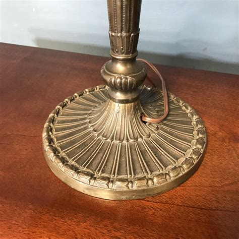 Early 20th Century Pittsburgh Glass Company Slag Glass Lamp — Ardesh