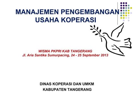 3 Manajemen Pengembangan Usaha Koperasi Ppt