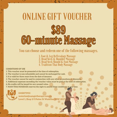 60 Minute Oil Free Massage Nam Thai Massage