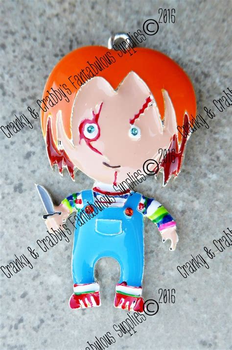 Chucky Pendant Evil Doll 54mm x 29mm Possessed | Etsy