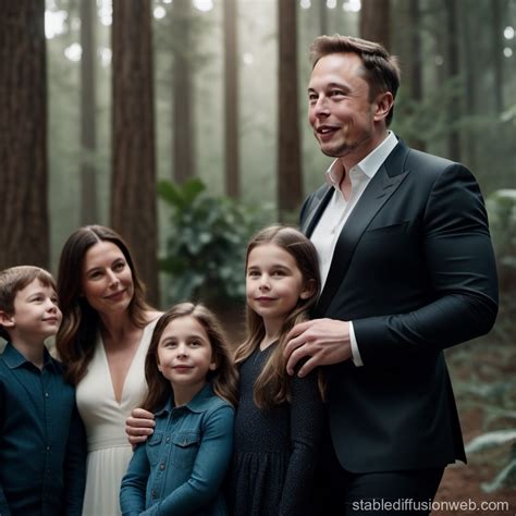 Elon Musk and His Family Details | Stable Diffusion Online