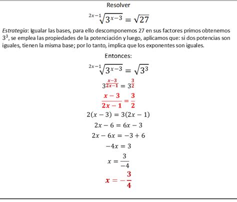 C Mo Resolver Ecuaciones Exponenciales Binomias Por Igualaci N De Bases