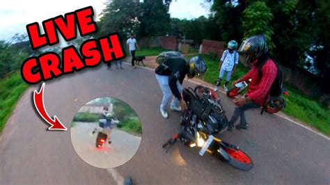 Live Crash MT15 Total Loss Crash Ho Gaya Mt15 Motovlog YouTube