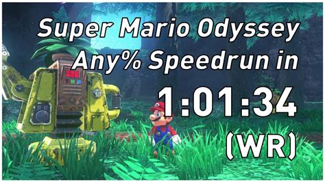 Super Mario Odyssey - New any% speedrun record set at 1:01:34 | The ...