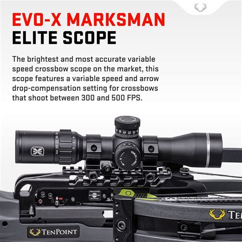 Snapklik Evo X Marksman Elite Scope Black Calibrated For To