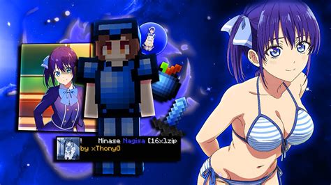 Minase Nagisa 16x MINECRAFT BEDWARS PVP TEXTURE PACK Anime Texture