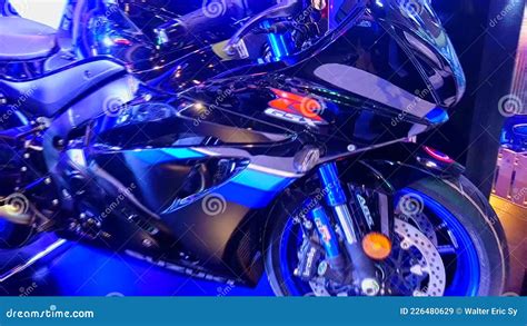 Suzuki Motorbike At Makina Moto Motorcycle Show In Pasay Philippines