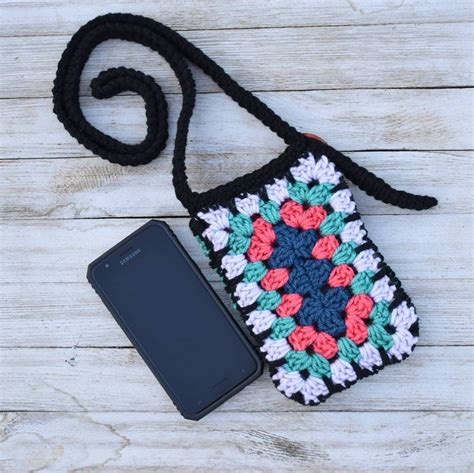 Crochet Pattern Crochet Phone Bag Pattern Crochet Granny Etsy Uk