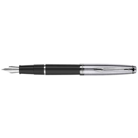 Stock Bureau WATERMAN Stylo Plume EMBLEME Noir Brillant Pointe