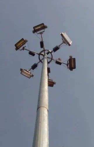 Ms Meter Gi High Mast Lighting Pole At Piece In Kolkata