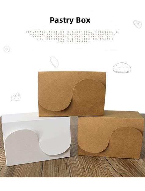 Custom Biodegradable Dessert Pastry Paper Cupcake Packaging With Handle