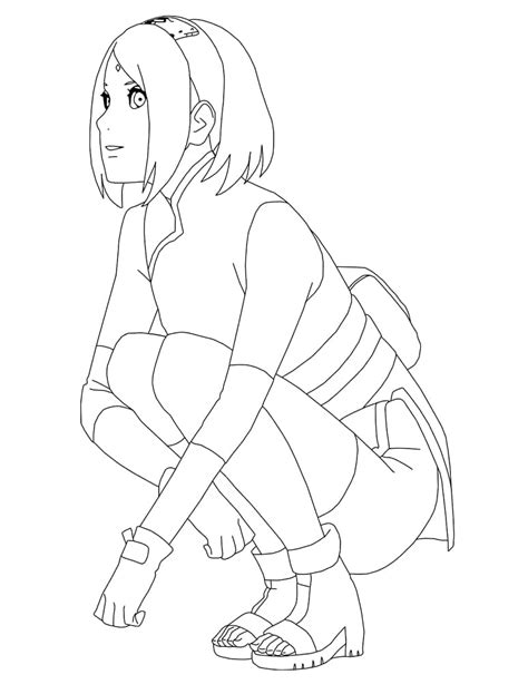 Desenhos De Sakura Haruno De Naruto Shippuden Para Colorir E Imprimir