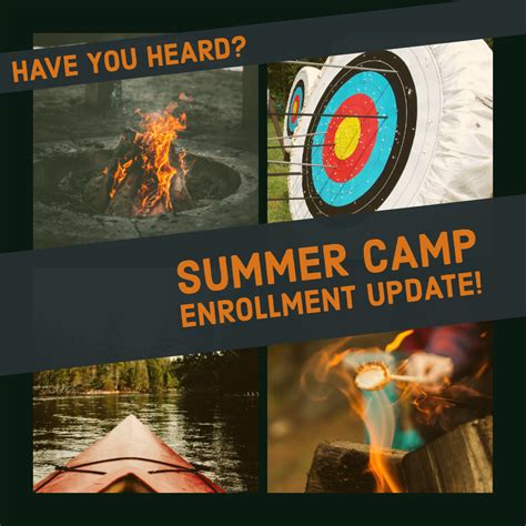 Enrollment Update 2019 4 H Camp Overlook