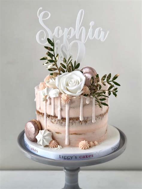 Rose Gold Drip Cake Birthdays