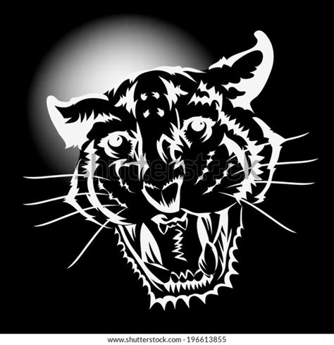 Bengal Tiger Tattoo Vector Stock Vector (Royalty Free) 196613855 ...