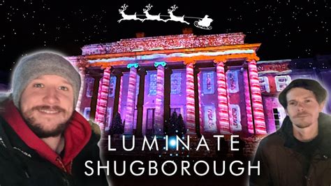 Luminate Shugborough Festive Light Trail Vlog Youtube