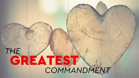 The Greatest Commandment — Harbert Community Church