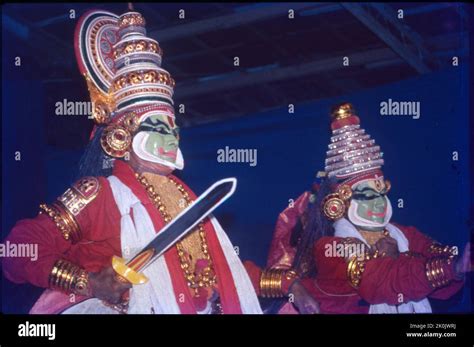 Kathakali Dance, Kerala, India Stock Photo - Alamy