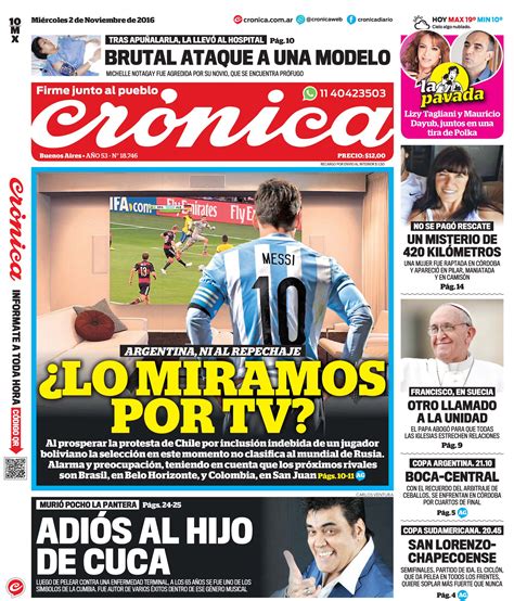 Diario Crónica On Twitter La Tapa Brutal Ataque A Una Modelo