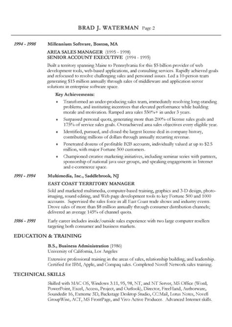 Professional Chronological Resume Samples