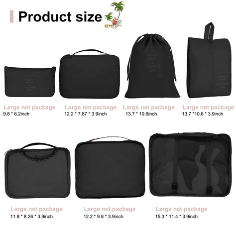 Mua Ritarga Packing Cubes For Travel Pcs Foldable Set Lightweight