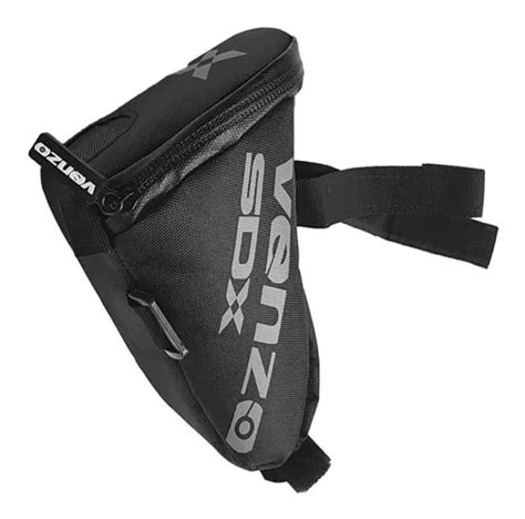 Bolsa De Selim Para Bike Bicicleta Mtb Speed Venzo Média Cor Preto