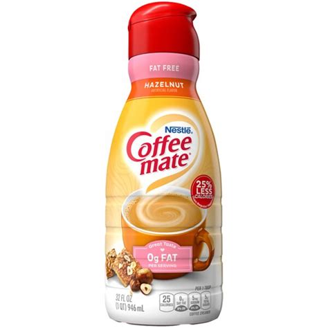 Nestle Coffee Mate Hazelnut Coffee Creamer Fat Free Ml