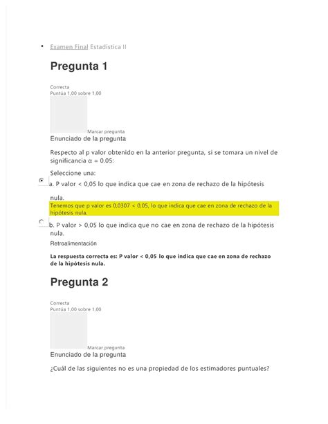 Pdf Examen Final Estadistica Ii Compress Examen FinalExamen Final