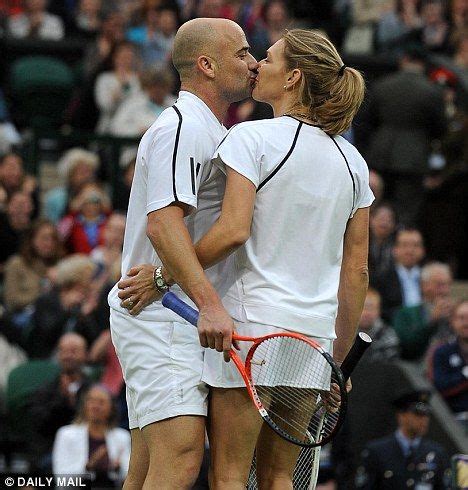 Match Play Tennis Legend Andre Agassi Shows Off Naked Photos Of His