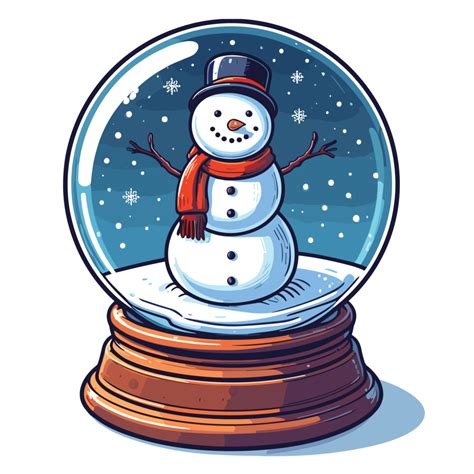 Christmas Snowglobe Clipart - Ai Generative 33642062 PNG