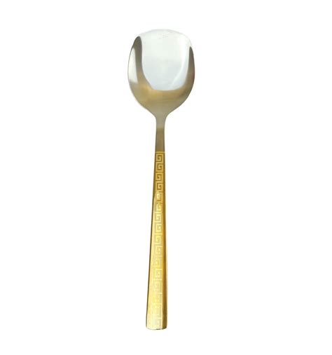 Stainless Steel Large Rice Spoon American Golden Season