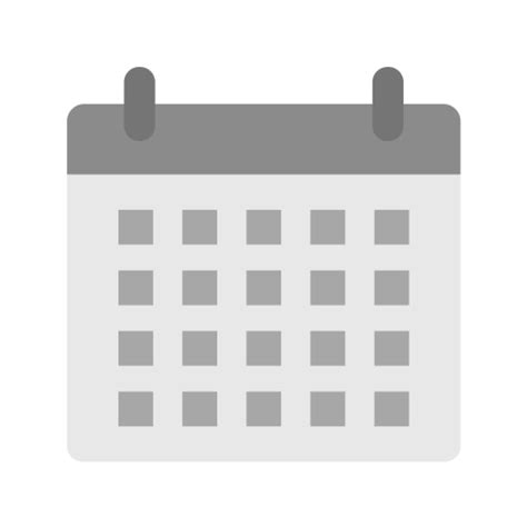 Calendar Generic Grey icon