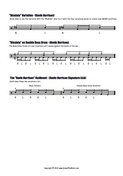 Drum Practice Routine, Ideas & DVD Notes - Fills & Chops » DrumsTheWord ...