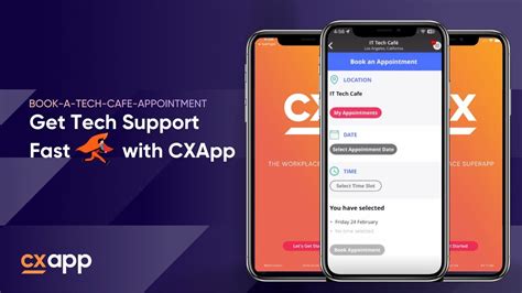 CXApp Book a Tech Café Appointment in the Workplace SuperApp YouTube