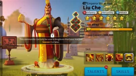 Liu Che Talent Tree Build Guide Rise Of Kingdoms Rise Of Kingdoms