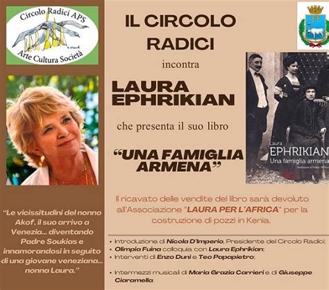 Circolo Radici Laura Ephrikian Presenta Libro Una Famiglia Armena A