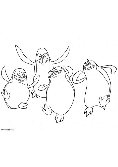 Printable Penguins Of Madagascar Coloring Page