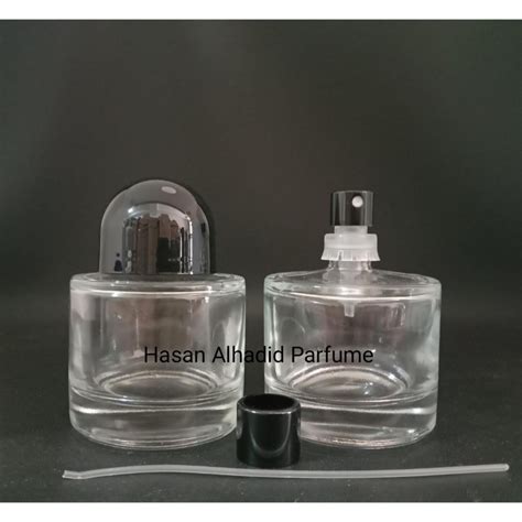 Jual Botol Parfum SemiPress BYREDO 50ml Easypum Ring Hitam Tutup Hitam