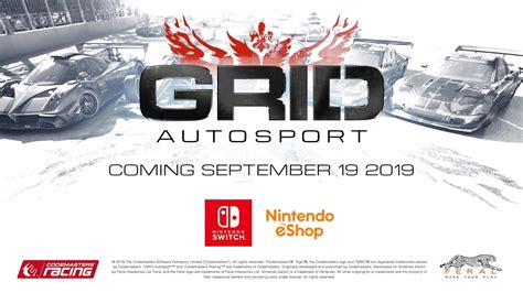 GRID Autosport the first full-on racing simulator for Nintendo Switch is coming this September ...